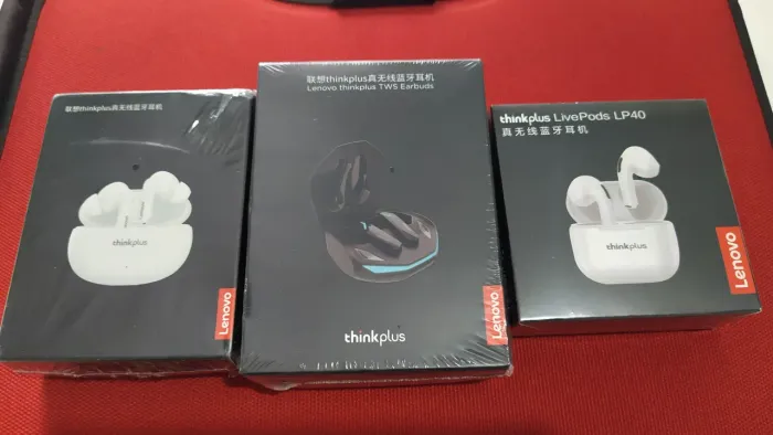 Fones Ouvido Bluetooth Lenovo Thinkplus bateria 40mAh Rio do Sul