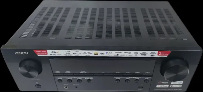 Receiver Denon AVR-S760H 7.2 Canais 8K Dolby Atmos - Estado de Novo