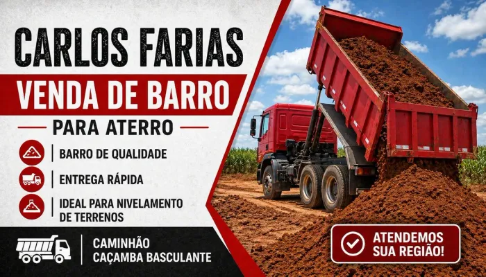 Barro para aterro 