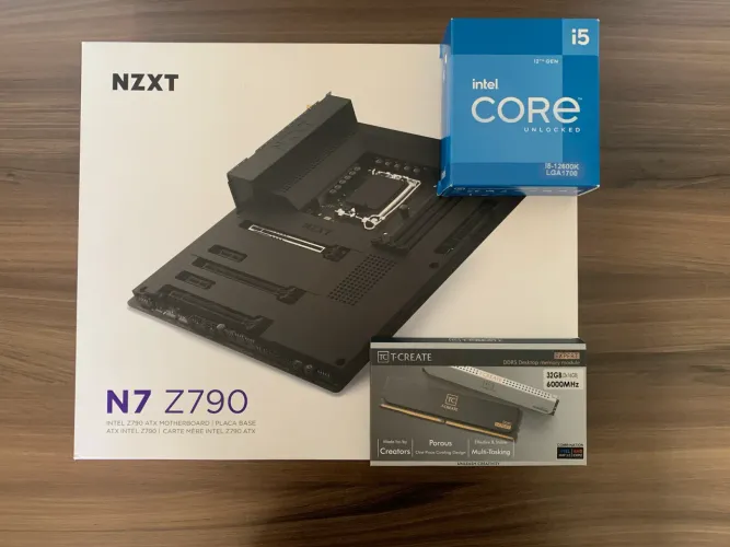 Kit - NZXT Z790 + T-Create Expert + i5 12600K