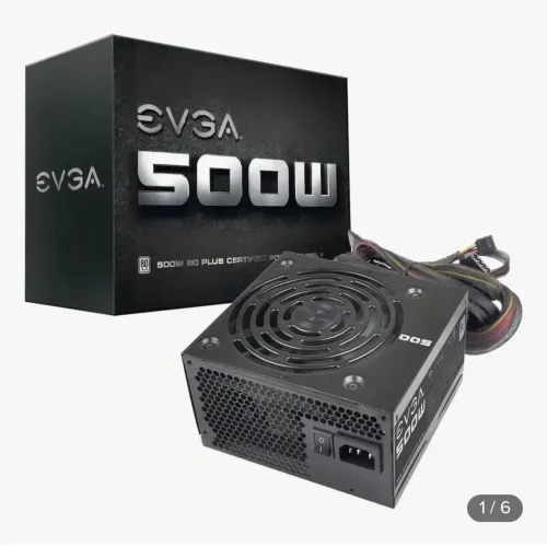 Fonte Atx EVGA 500w. 80 plus