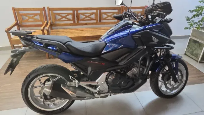Honda NC 750X ABS 2020 Azul | Com Acessórios | Revisada Honda | Manual e Chave Reserva