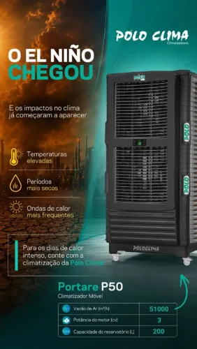 Climatizador para academia