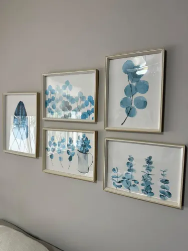 ? JOGO COM 7 QUADROS - FOLHAGENS