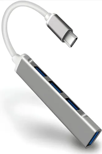 adaptador usb-c para usb - 4 portas