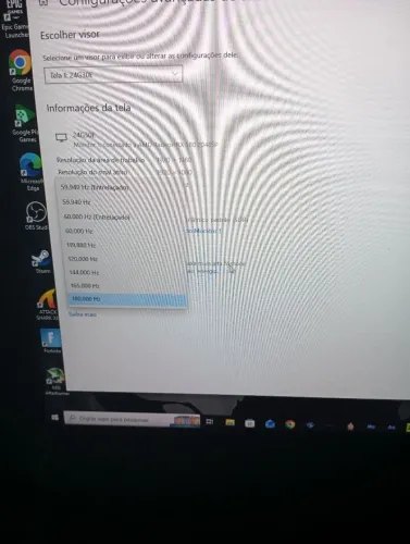 Monitor 180 Hz AOC 24 polegadas