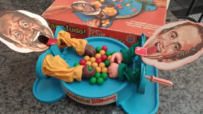 Jogo Papa Tudo! Trapalhões da Estrela - Coleção Brinquedos Antigos Anos 80