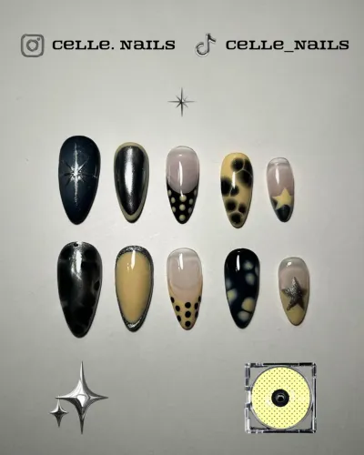 press on nails em gel: unhas postiças personalizadas e reutilizáveis sob medida