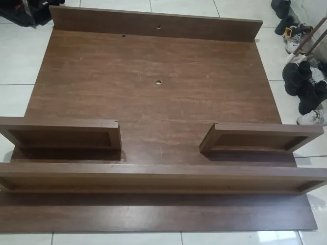 PAINEL DE MADEIRA PÓ PARA TV 50 POLEGADAS 