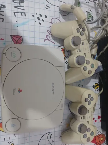 Ps1 baby completo 2 controles e Ps2 Fat leitor cansado