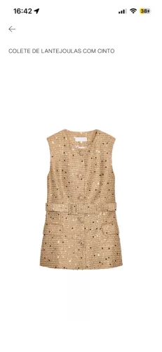 Colete Blusa Zara