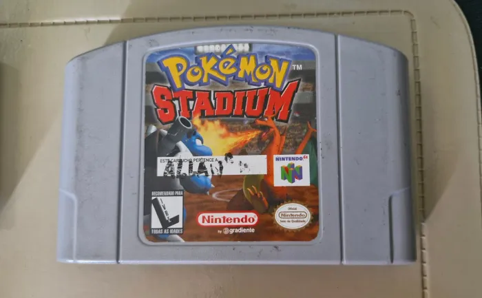 Fita nintendo 64 pokemon stadium