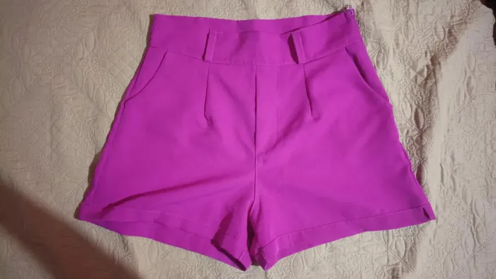 Short de alfetaria lilaz