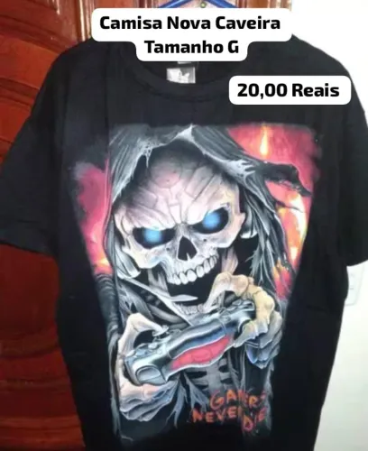 Camisa Caveira Tamanho G
