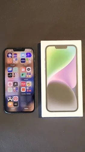 iPhone 14 256 GB | Caixa + Cabo + Nota Fiscal