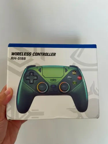 Controle PS5 hall effect e RGB sem fio