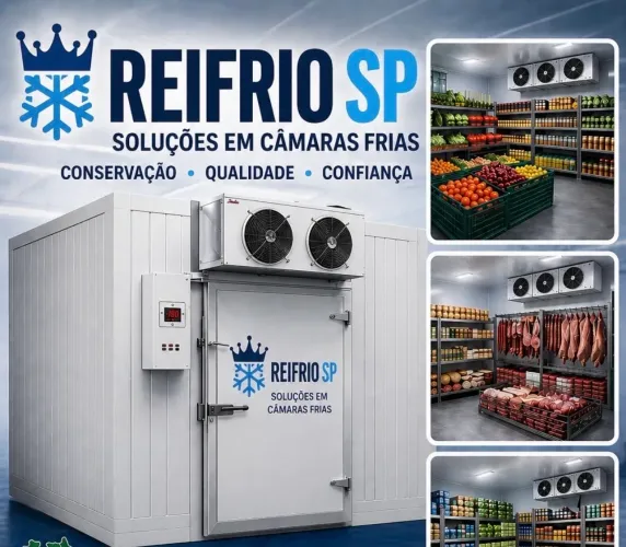 Câmara Fria e Congelada - Balcão frio