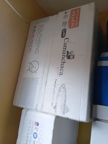 Caixa de isopor 120X50 tenho 4 sem avaria 25,00