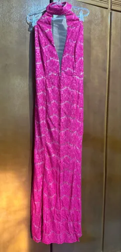 Vestido de renda longo social - Murau
