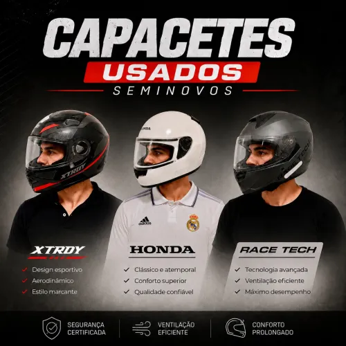 Capacetes diversos