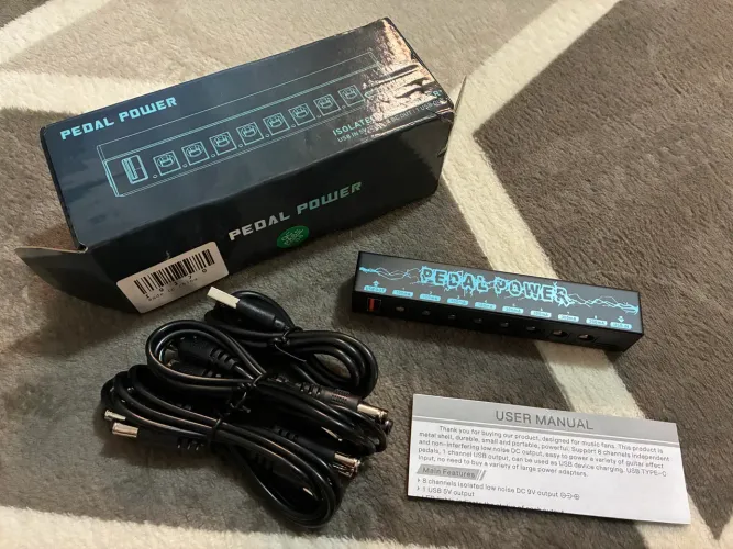 Fonte isolada para Pedais - 8 saídas - Pedal Power - USB