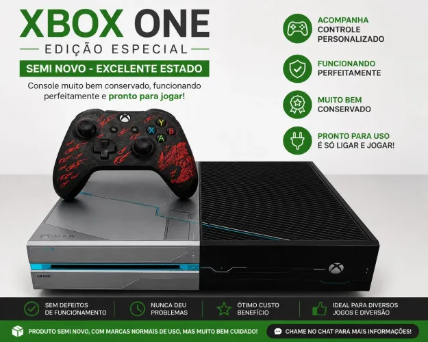 Xbox Semi Novo - Excelente Estado! 