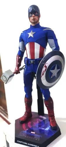 Capitão América 2012 endgame hot toys (Loose) Sem detalhes!