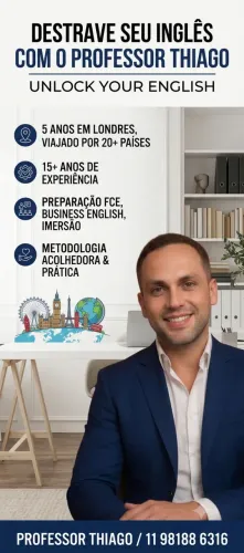 Professor de inglês e espanhol online or particular