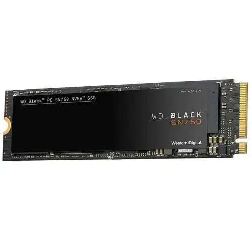 SSD WD Black SN750, 1TB, M.2, NVMe, Leitura: 3430MB/s e Gravação: 3000MB/s, Preto 