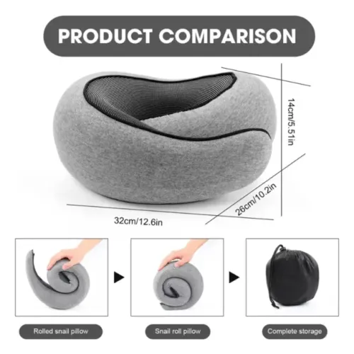 Almofada Pescoço Viagem Scarf Neck 360 Nasa Travesseiro Top
