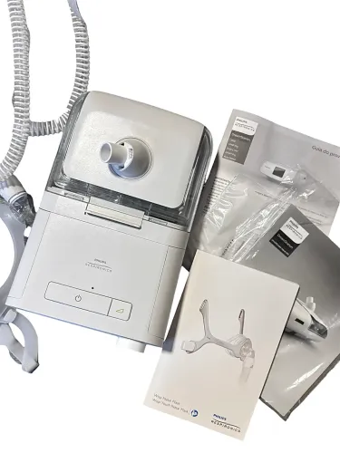 CPAP Philips Respironics Completo + Máscara + Acessórios + Estojo