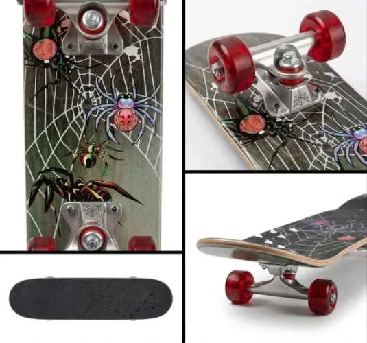 skate semi profissional infantil 30 kg jr unisex estampado aranha tk-ab8888