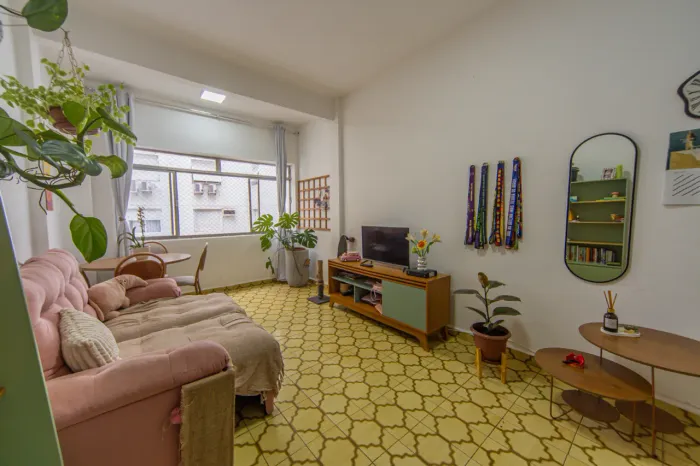 Apartamento para venda em Gonzaga - Santos com 1 quarto, 65m²