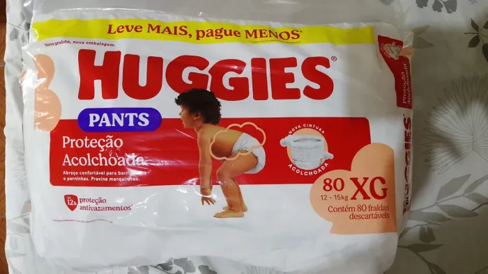 Fralda Huggies XG 80 UNIDADES