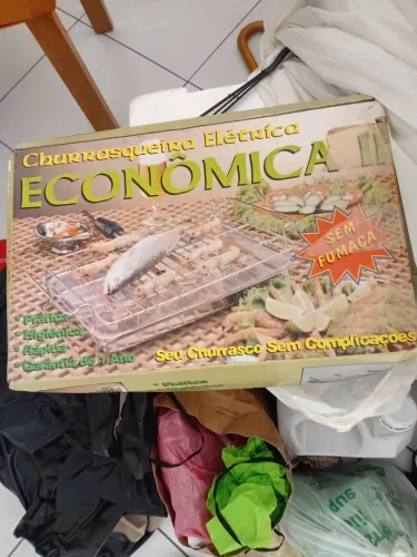 Churrasqueira elétrica.