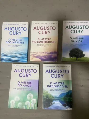 Box 5 livros - Análise da Inteligência de Cristo: Augusto Cury