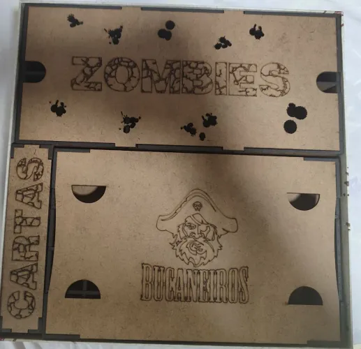 Insert MDF zombicide Black pague bucaneiros 