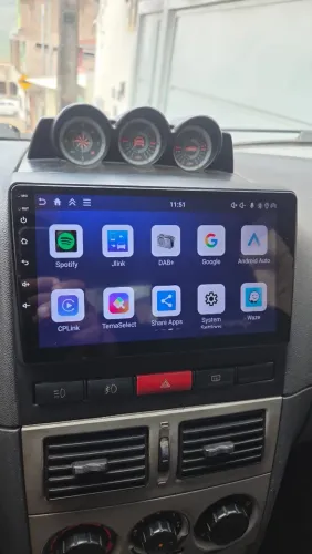 Multimidia Android 9p, 64gb, AndroidAuto e CarPlay SEM FIO