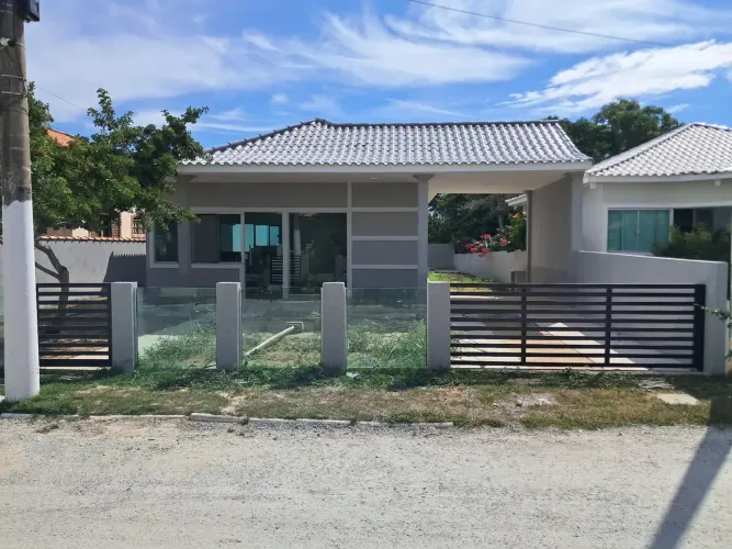 LINDA CASA 1ª LOCAÇÃO NO COND. LAGOA AZUL em Praia Sêca - Araruama - RJ