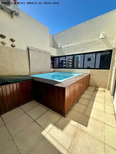 Cobertura Duplex para Venda em Maceió, Ponta Verde, 4 dormitórios, 2 suítes, 5 banheiros,