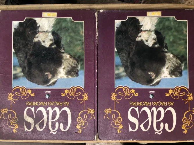 4 volumes edição sobre cães