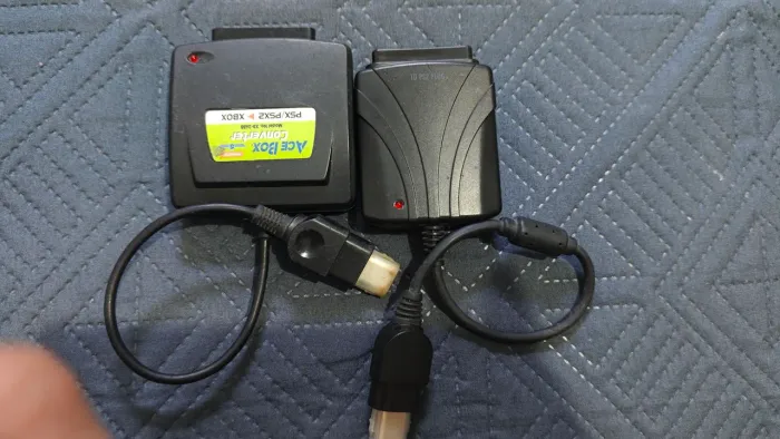 Par de Adaptadores, controle psx, ps2 para xbox classico