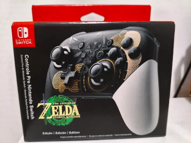 Controle Pro Controller Zelda Tears Of The Kingdom