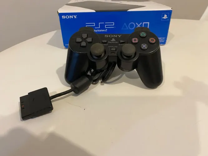 Controle de PS2 Sony DualShock Original (aceito cartão)