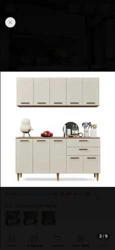 Conjunto de armário cozinha novo