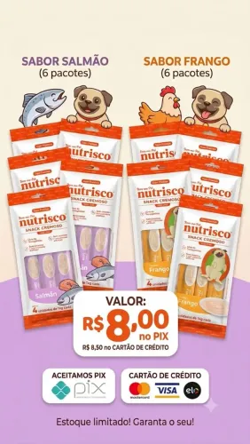 Petisco cremosopara cães NUTRISCO