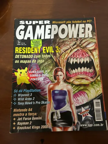 Revista Super Game Power Detonado Resident Evil 3
