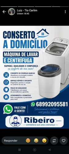 Manuteção e conserto de máquinas e equipamentos elétricos.