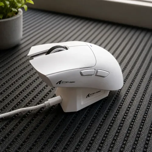 Mouse Attack Shark X11 + Dock de Carregamento