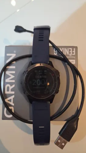 VENDO RELÓGIO GARMIN FENIX 6 SAPHIRE